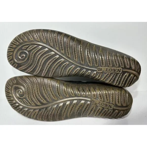 Naot Okahu Sneakers Size 42 (11-11.5)  Slip-On Black Knit Vegan Comfort Shoes‎ - Picture 8 of 12